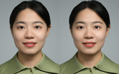 少女人像想保留轻盈感，后期最忌把该轻的两层一起压重