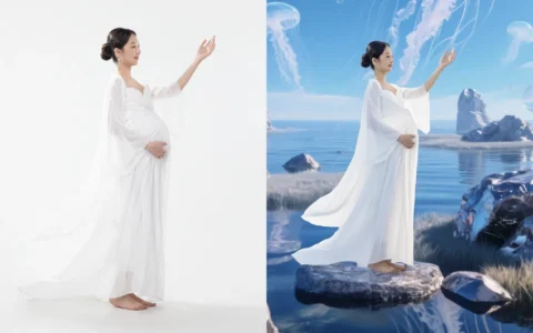 像素蛋糕AI布景怎么用？场景生成与背景替换说明