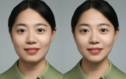 双下巴怎么修：人像瘦脸和颈部线条怎么处理自然