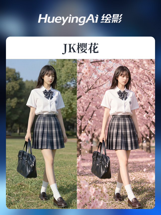 JK樱花效果封面