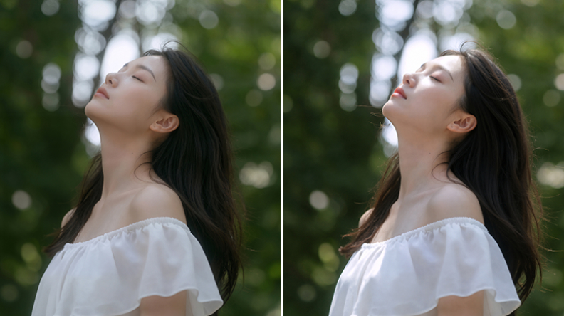 午后顺光 · 效果对比
