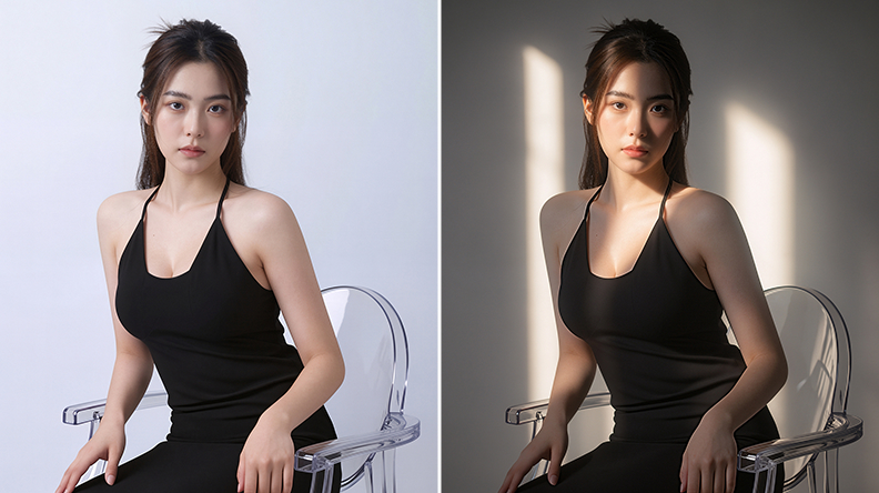 束光 · 效果对比