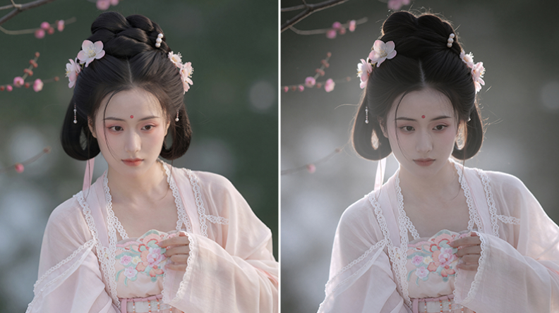 梦幻轮廓光 · 效果对比