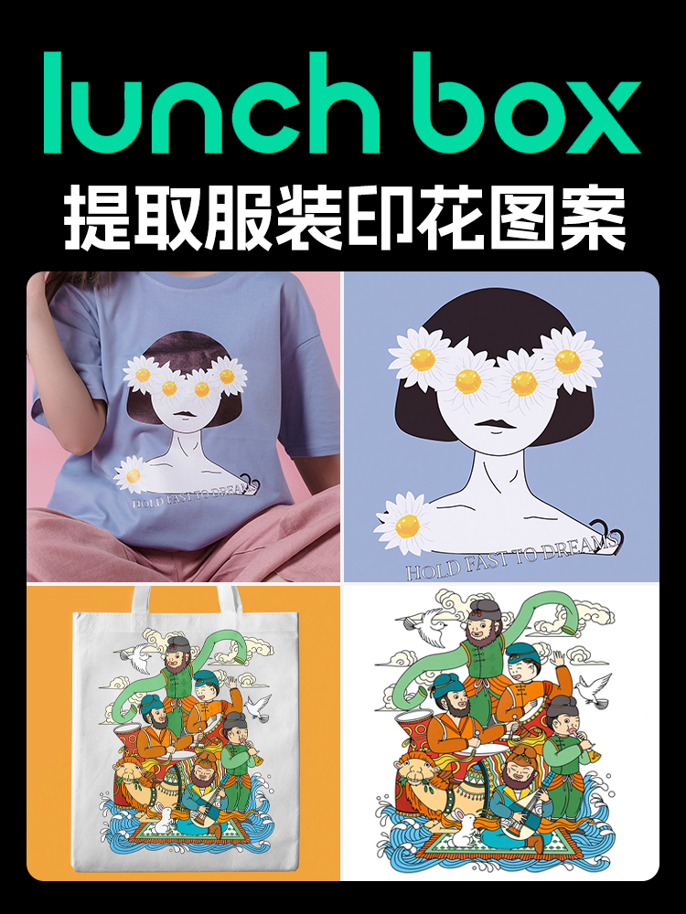 提取服装印花图案效果封面