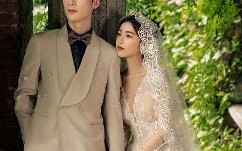 法式庭院婚纱照AI追色推荐：让白纱、肤色和花园层次保持轻盈