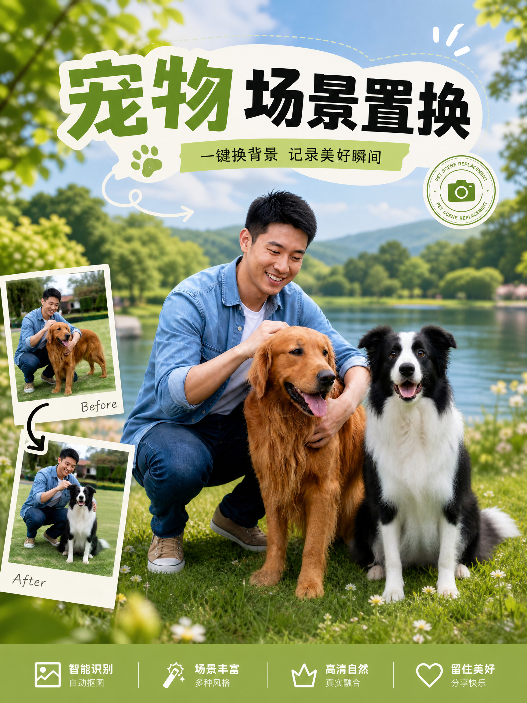 宠物场景置换封面
