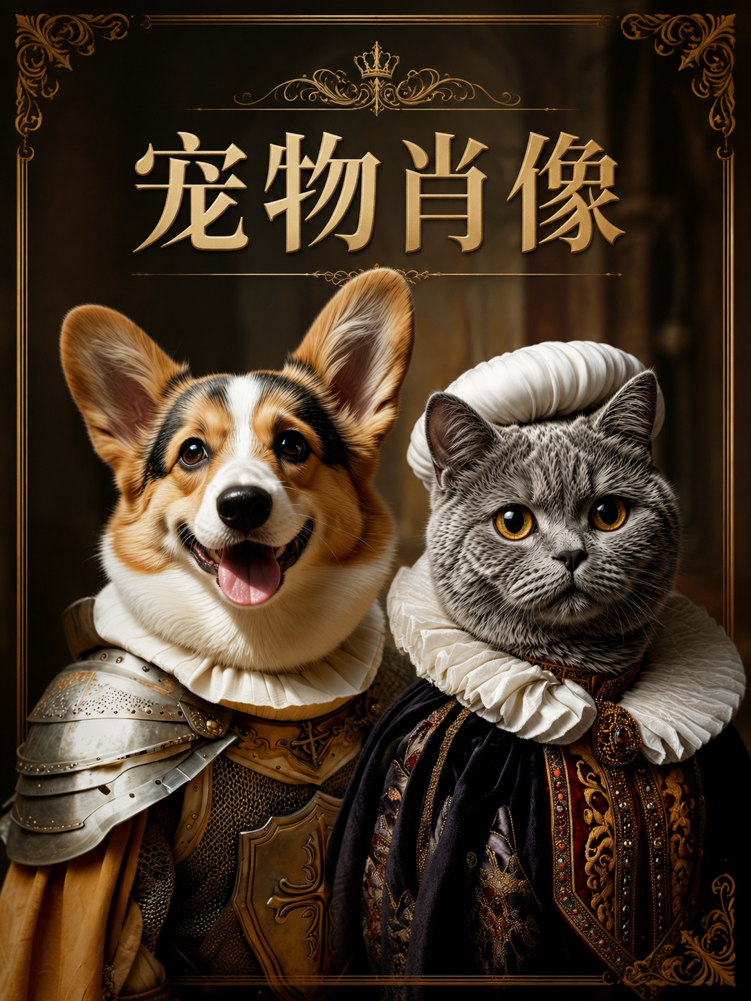 宠物肖像封面