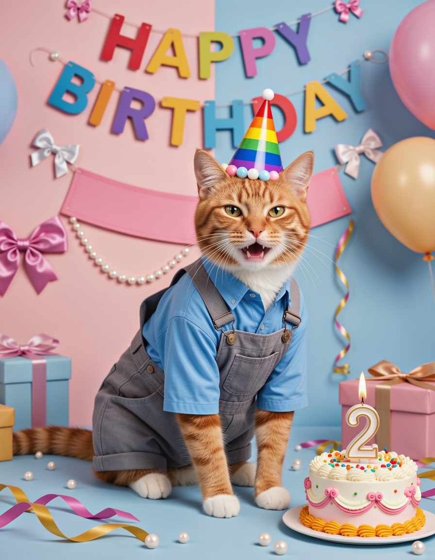 宠物生日照效果示例 1